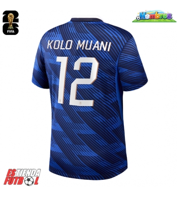 Francia Randal Kolo Muani #12 Primera Equipación Mundial 2026 Manga Corta